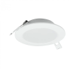Ecolight Süllyesztett mennyezeti LED panel lámpatest 6W 660lm 4000K semleges fehér 120° kerek fehér Downlight Ecolight