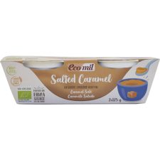 Ecomil Bio Desszert Sós karamell 2x125 g Ecomil reform élelmiszer