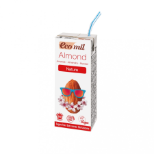 Ecomil bio mandulaital hozzáadott édesítő nélkül 200 ml reform élelmiszer
