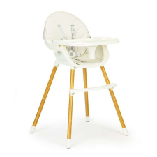 EcoToys 2in1 átalakítható fix Etetőszék levehető tálcával #bézs etetőszék