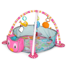 EcoToys 88970 játszó ugrálóvár labdákkal és játékokkal játszószőnyeg