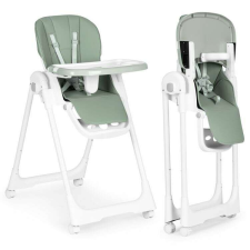 EcoToys állítható Etetőszék dupla tálcával és ökobőr üléssel - menta etetőszék