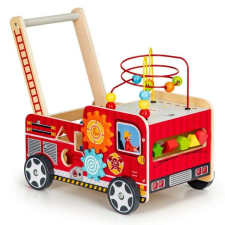 EcoToys fa Járássegítő - Tűzoltóautó #piros tili toli