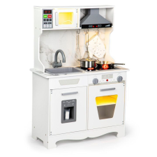 EcoToys fa játékkonyha kiegészítőkkel konyhakészlet