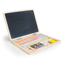 EcoToys Fa laptop oktatási mágneses tábla Ecotoys kreatív és készségfejlesztő