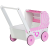 EcoToys Fából készült babakocsi baldachinnal ecotoys