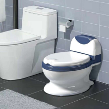 EcoToys Gyermek WC kivehető belső tartállyal - fehér-kék bili