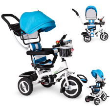 EcoToys Háromkerekű forgó előtető tartós gumi kerekek kék ECOTOYS strandjáték