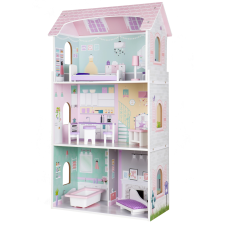  ecotoys háromszintes babaház eperlak babaház
