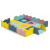 EcoToys Puzzle Játszószőnyeg Falakkal - 122x122cm - 25 elem
