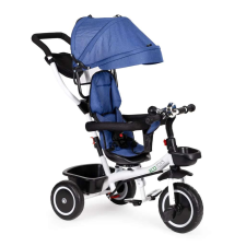 EcoToys Tricikli babakocsi 360* forgóülés Kék tricikli