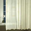  Ecrü hímzett gyűrt voila kész függöny, Eger /0016/Cikksz:01121931