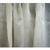  Ecrü organza függöny maradék, elegáns, magában mintás 75x330cm/015/Cikksz:1240383