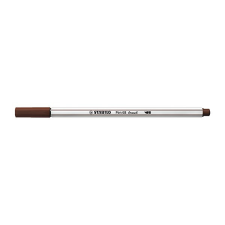 Ecsetfilc STABILO Pen 68 Brush barna filctoll, marker