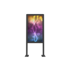 EDBAK POK101 Kiosk állvány 55" fekete tv állvány és fali konzol