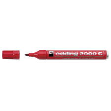 EDDING 2000 alkoholos marker piros, kerek hegy 1,5-3mm /02 filctoll, marker