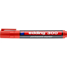 EDDING 300 1,5-3mm Permanent piros marker filctoll, marker