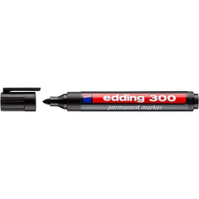 EDDING 300 permanens marker filcek, fekete filctoll, marker