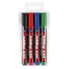 EDDING 330 4db-os 1-5mm vegyes színű permanent marker készlet (EDDING_7580018004)