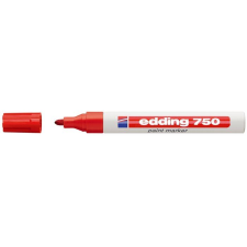 EDDING "750" lakkmarker 2-4 mm piros (TED7504) (TED7504) filctoll, marker