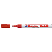 EDDING 751 1-2mm Lakkmarker - Piros (7580097002) filctoll, marker