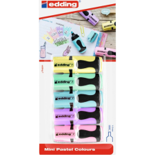 EDDING 7 Mini pasztell 5db-os vegyes színű szövegkiemelő (za 0439060) filctoll, marker