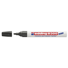 EDDING 8300 ipari marker fekete, kerek hegy 1,5-3mm filctoll, marker