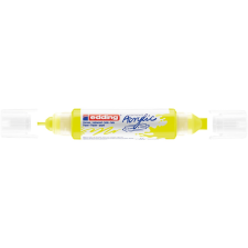 EDDING Akril marker 2-3mm és 5-10mm 3D kétvégű EDDING 5400 Neon sárga filctoll, marker