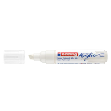EDDING Akril marker 5-10mm, 5000 fehér (7580244016) (7580244016) filctoll, marker