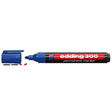 EDDING Alkoholos marker, 1,5-3 mm, kúpos, EDDING &quot;300&quot;, kék filctoll, marker
