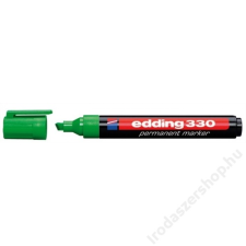EDDING Alkoholos marker, 1-5 mm, vágott, EDDING 330, zöld (TED33041) filctoll, marker