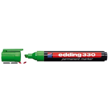 EDDING Alkoholos marker, 1-5 mm, vágott, EDDING &quot;330&quot;, zöld filctoll, marker