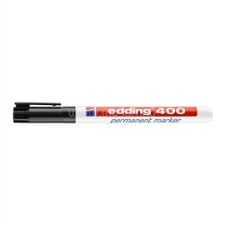 EDDING Alkoholos marker 1 mm, kerek hegyű, 400 fekete (EDDING_52356) filctoll, marker