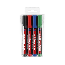 EDDING Alkoholos marker edding 330 vágott 4db-os készlet filctoll, marker