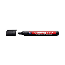 EDDING Alkoholos marker EDDING 330 vágott fekete filctoll, marker