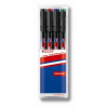 EDDING Alkoholos marker készlet, OHP, 1 mm, EDDING "142 M", 4 különböző szín