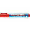 EDDING Flipchart marker, 1,5-3 mm, kúpos, EDDING "380", piros