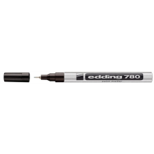EDDING Lakkmarker, 0,8 mm, EDDING "780", ezüst filctoll, marker