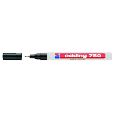 EDDING Lakkmarker 0,8mm kerek EDDING 780 fekete filctoll, marker