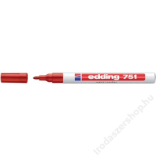 EDDING Lakkmarker, 1-2 mm, EDDING 751, piros (TED7514) filctoll, marker