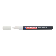 EDDING Lakkmarker, 1-2 mm, EDDING "791", fehér filctoll, marker