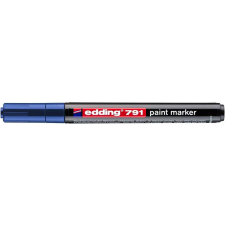 EDDING Lakkmarker, 1-2 mm, EDDING "791", kék filctoll, marker