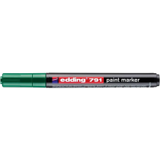 EDDING Lakkmarker, 1-2 mm, edding &quot;791&quot;, zöld 4-791004 filctoll, marker