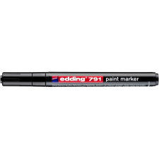 EDDING Lakkmarker 1-2mm, kerek Edding 791 fekete filctoll, marker