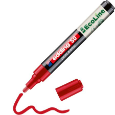 EDDING Lakkmarker, 2-3 mm, "50", piros (TED50P) (TED50P) filctoll, marker