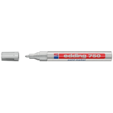 EDDING Lakkmarker, 2-4 mm, EDDING "750", ezüst filctoll, marker