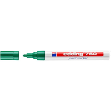 EDDING Lakkmarker, 2-4 mm, EDDING "750", zöld filctoll, marker