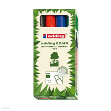 EDDING Marker klt. 4 db-os Permanent Edding 21 Ecoline filctoll, marker