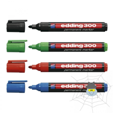 EDDING Permanent marker 1,5-3mm kerek EDDING 300 4 klf.szín filctoll, marker