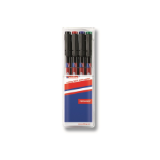 EDDING Permanent marker készlet, 0,3mm, 140S Edding, 4 klf. szín filctoll, marker